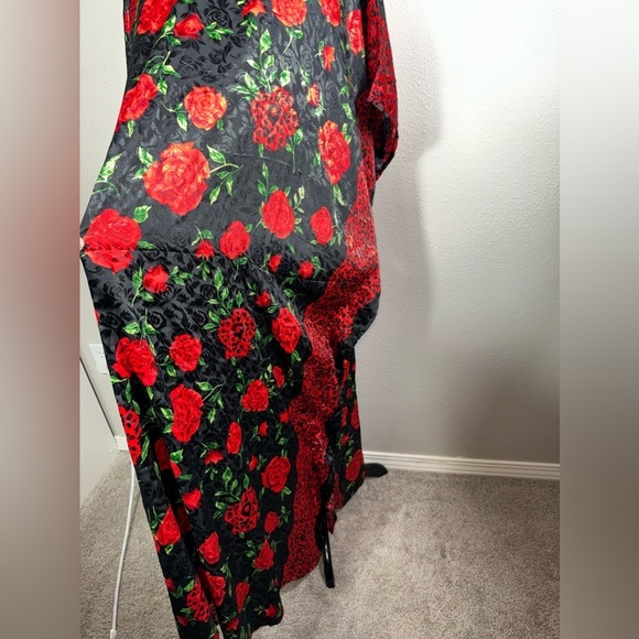 Gold Coast OS Fits Most -Caftan dress NWT  red-black - Picture 5 of 10